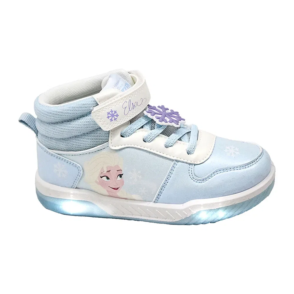 Детские кроссовки для девочек со светящейся подошвой Frozen Disney, Blue