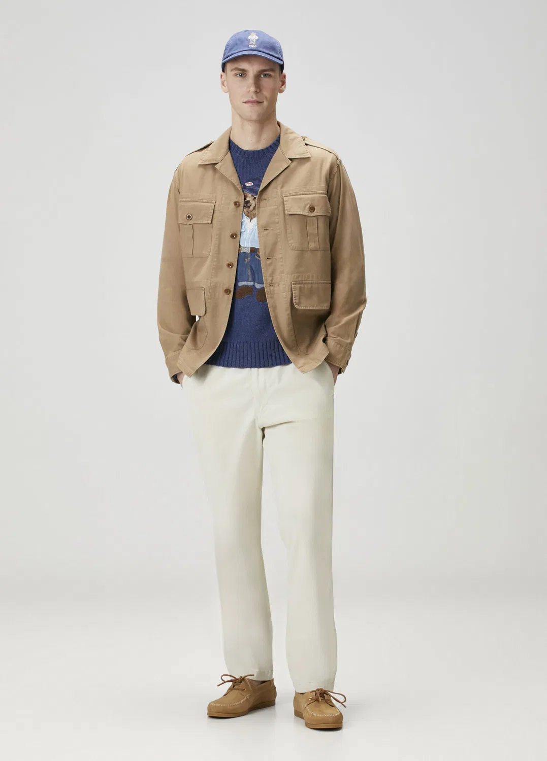 Свитер Jacarlı Keten Polo Ralph Lauren, lacivert — фото 2