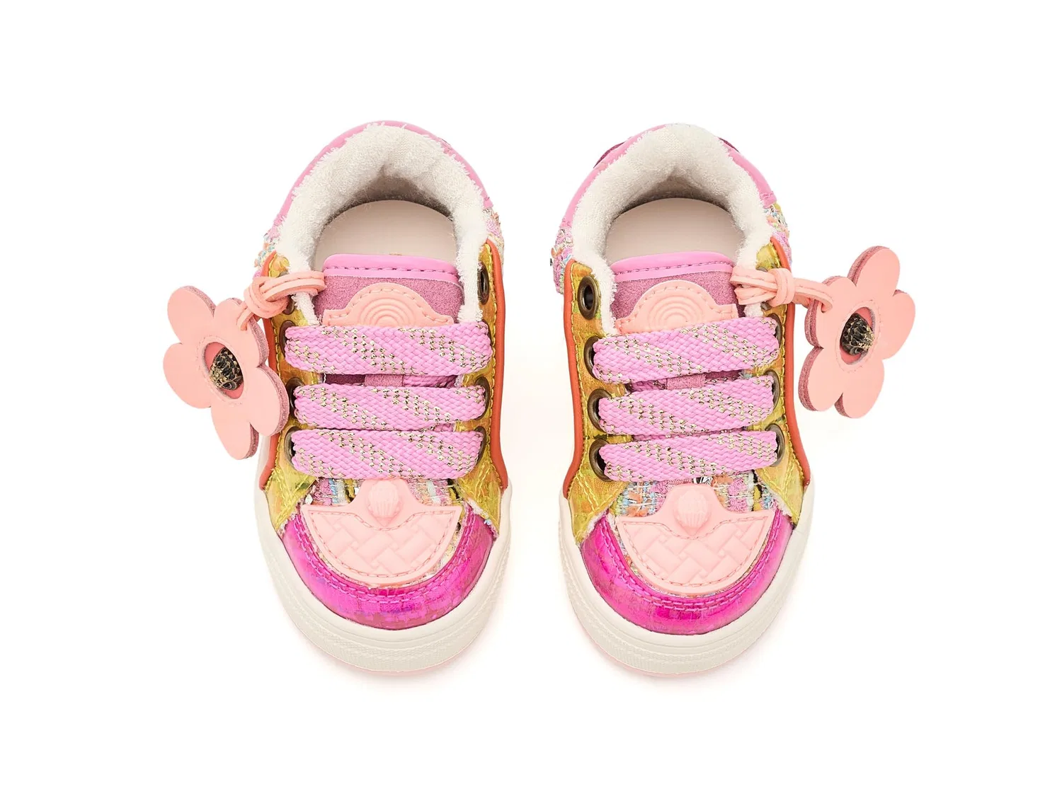Кроссовки Mini Southbank Tag (для малышей) Kurt Geiger London Kids, Pink Multi — фото 3