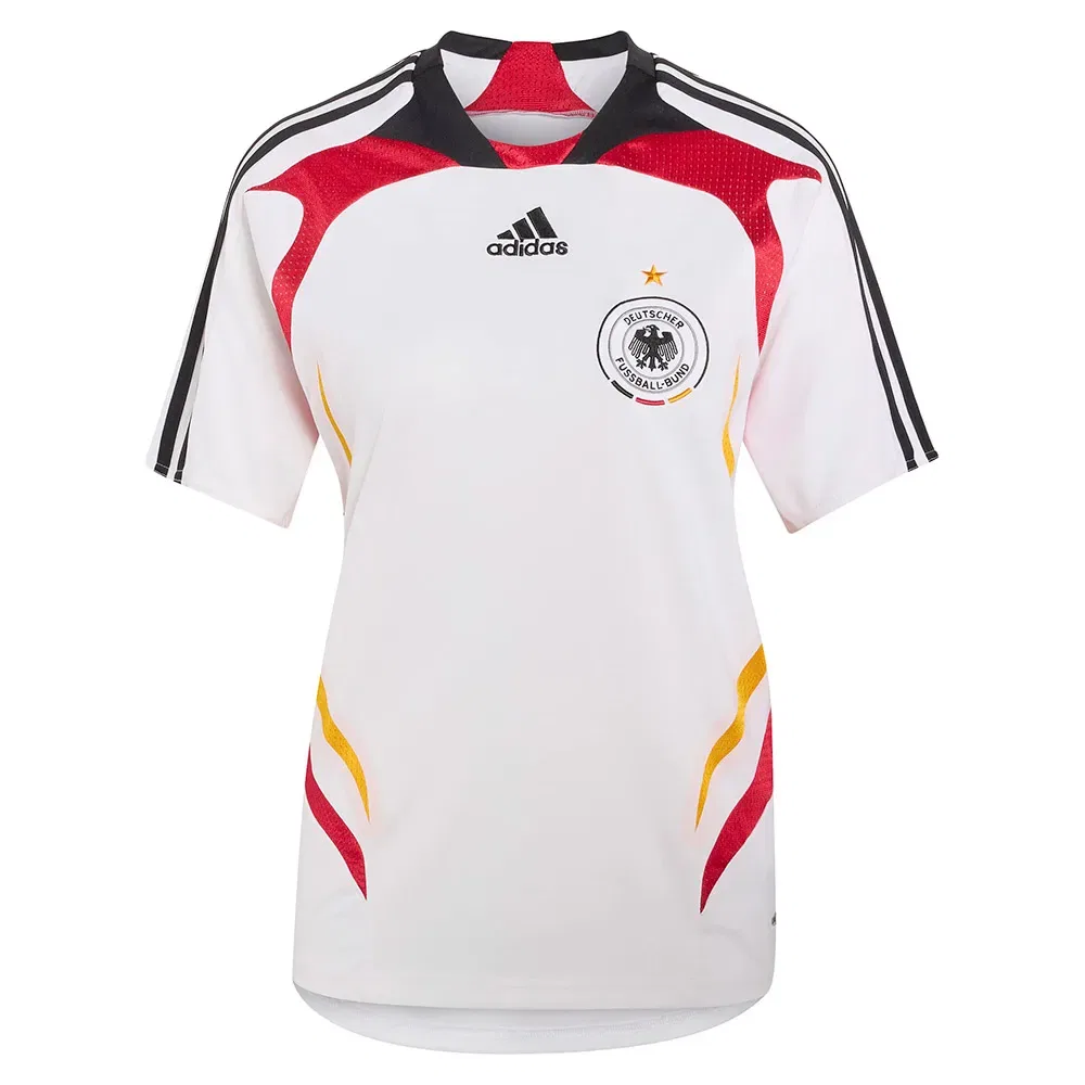 Женская футболка с длинным рукавом Adidas Germany Home 2007, White — фото 3