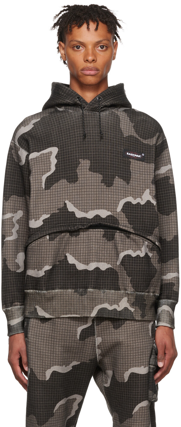 

Худи из хлопка серого цвета Eastpak Edition Undercover, Серый, Худи из хлопка серого цвета Eastpak Edition Undercover