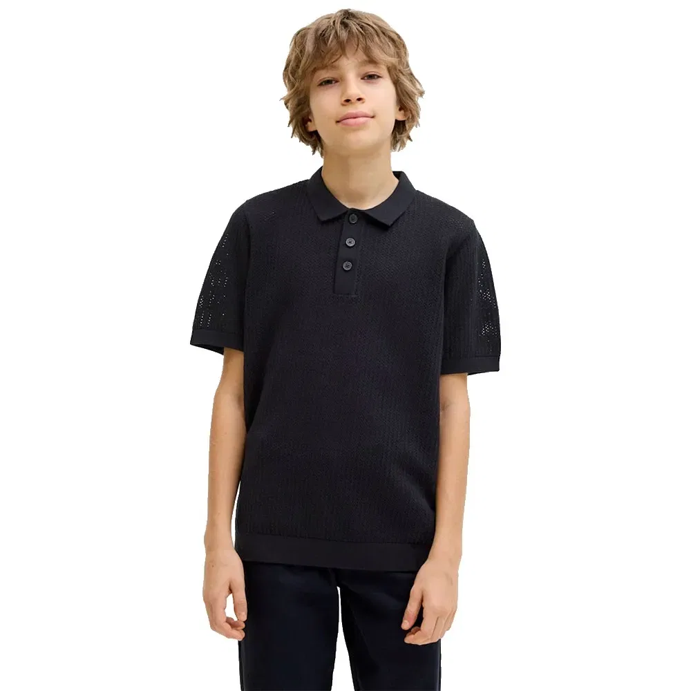 Поло с коротким рукавом Jess Jack & Jones, черный