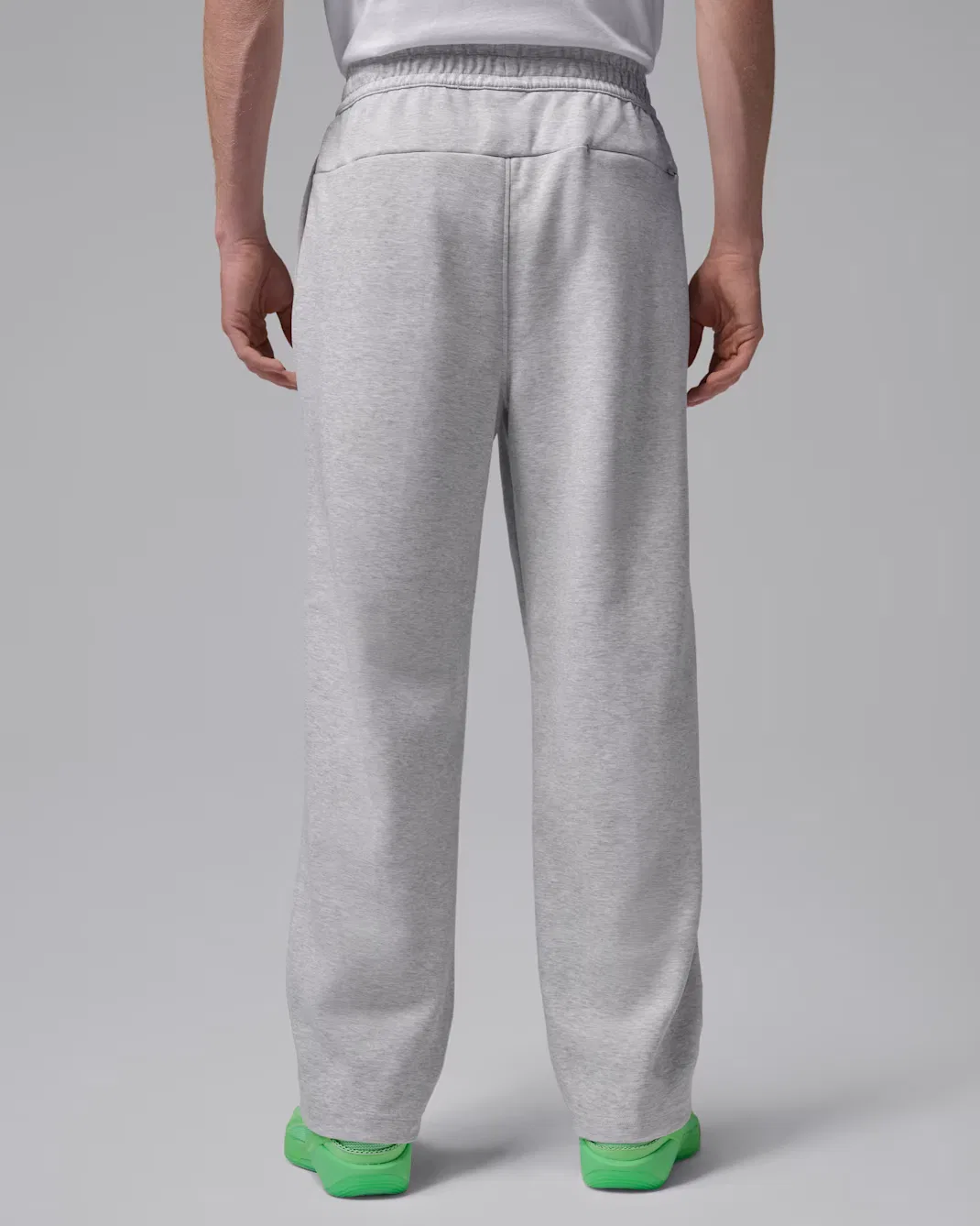 Мужские брюки Dri-FIT Jordan Sport Hoop Fleece, Grey Heather — фото 2