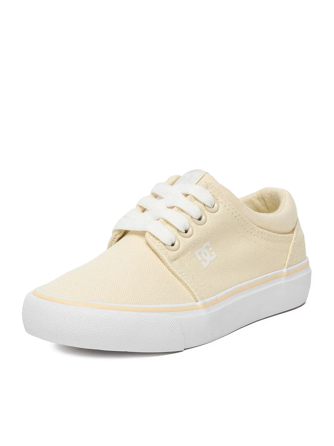 Тканевые кроссовки для девочки Dc Shoes, желтый — фото 3