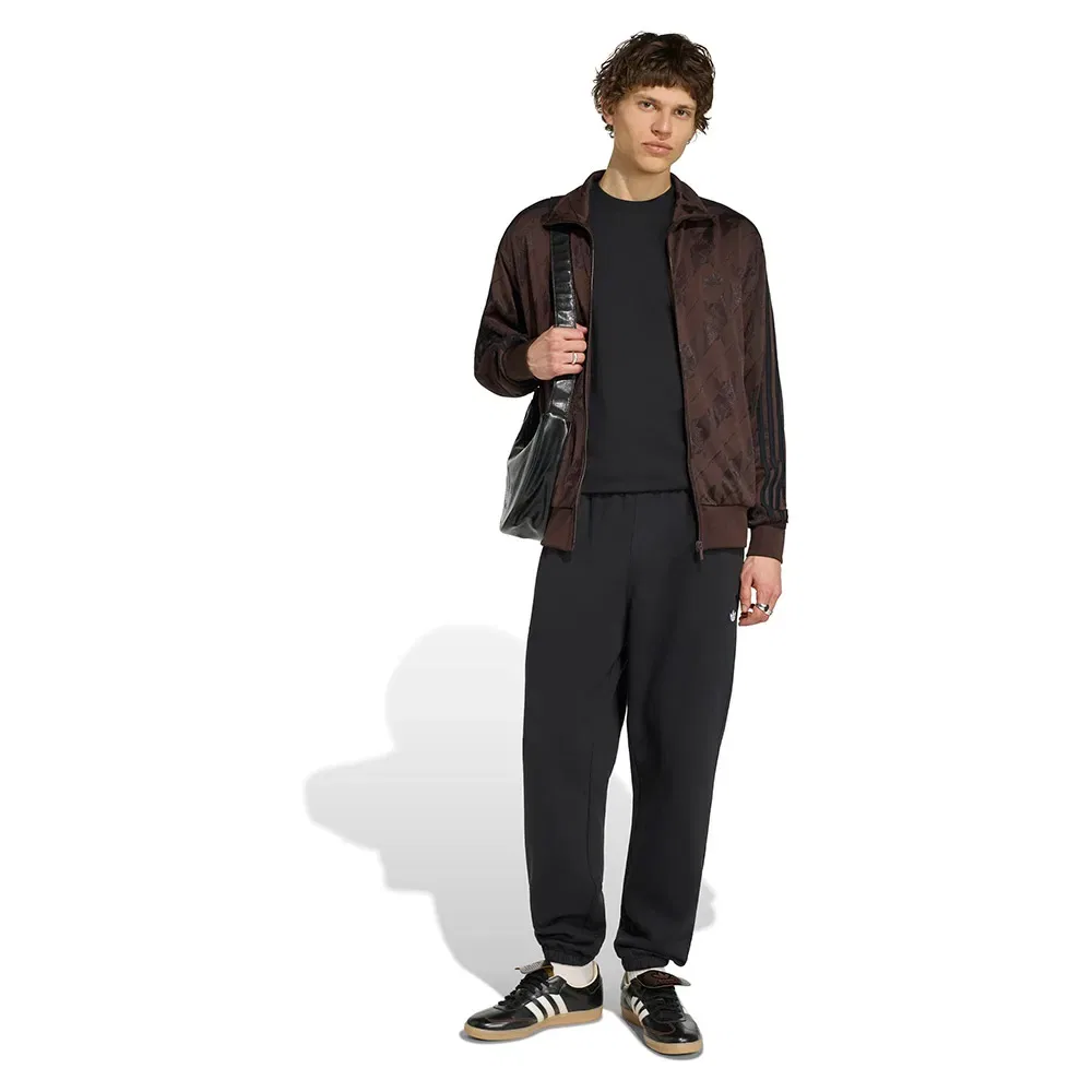 Худи на молнии Monogram Firebird Adidas Originals, коричневый — фото 4