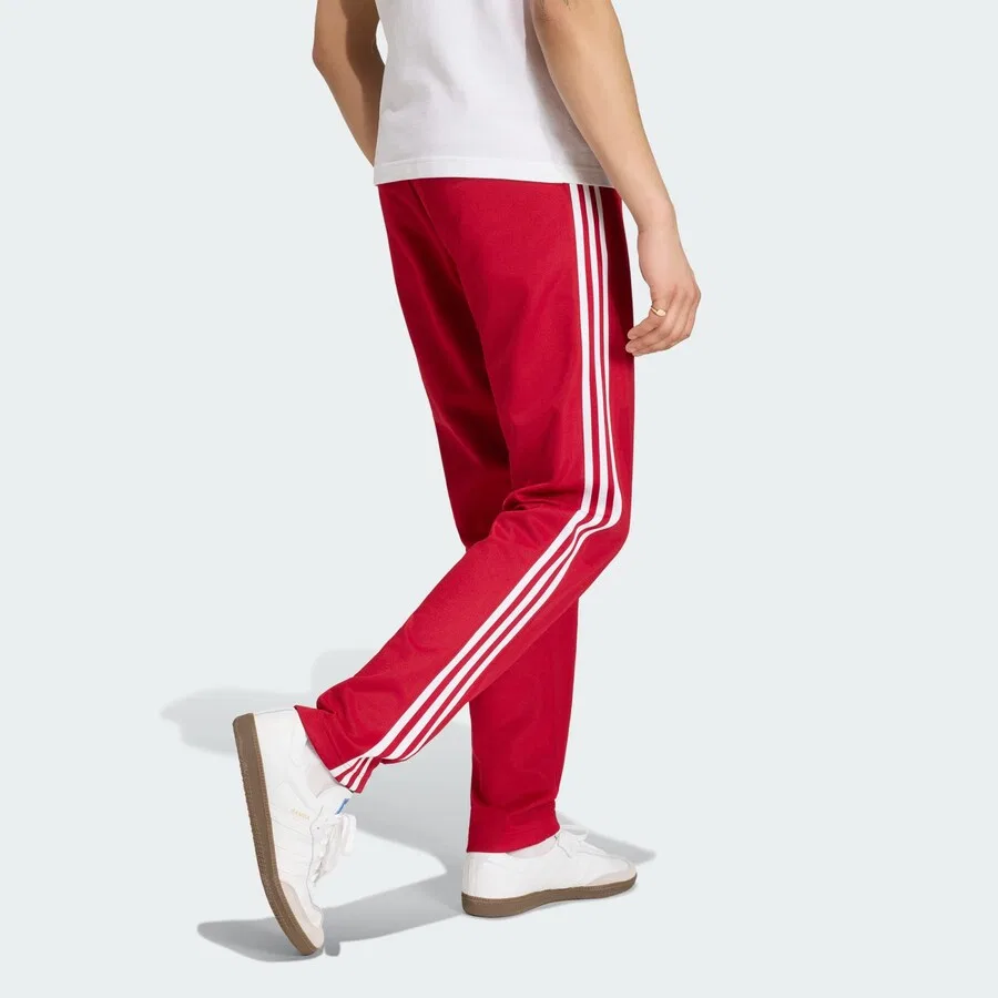 Брюки ADIDAS ORIGINALS Slim fit 'Classic' красного цвета — фото 4