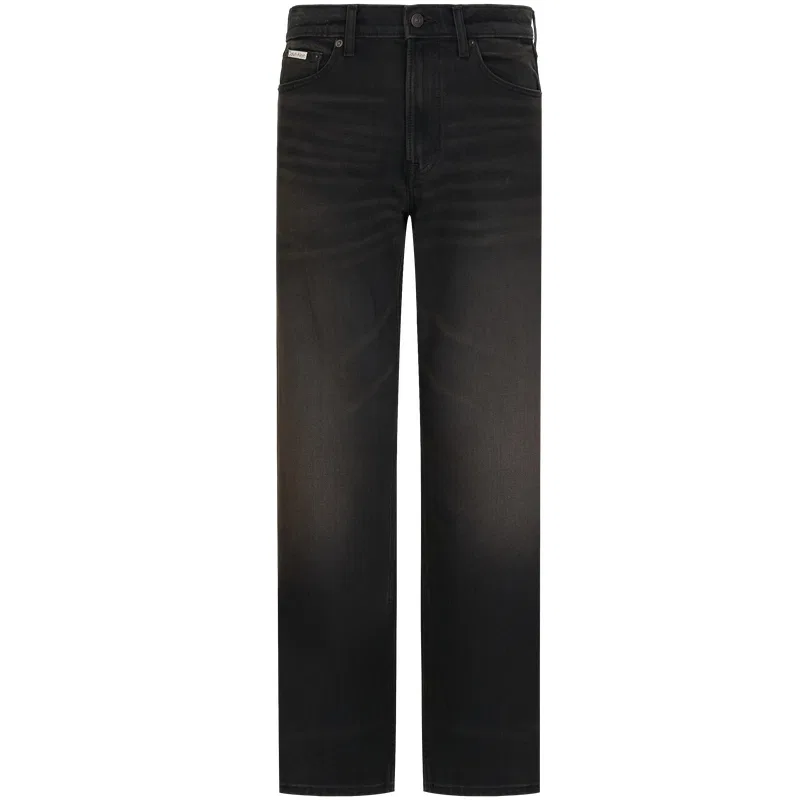 Мужские джинсы прямого кроя UB0 Denim Calvin Klein, UB0-Denim Black