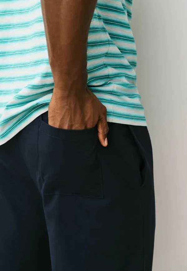 Пижама хлопковая Regular fit - stripe short sleeve set, Next, синий — фото 3