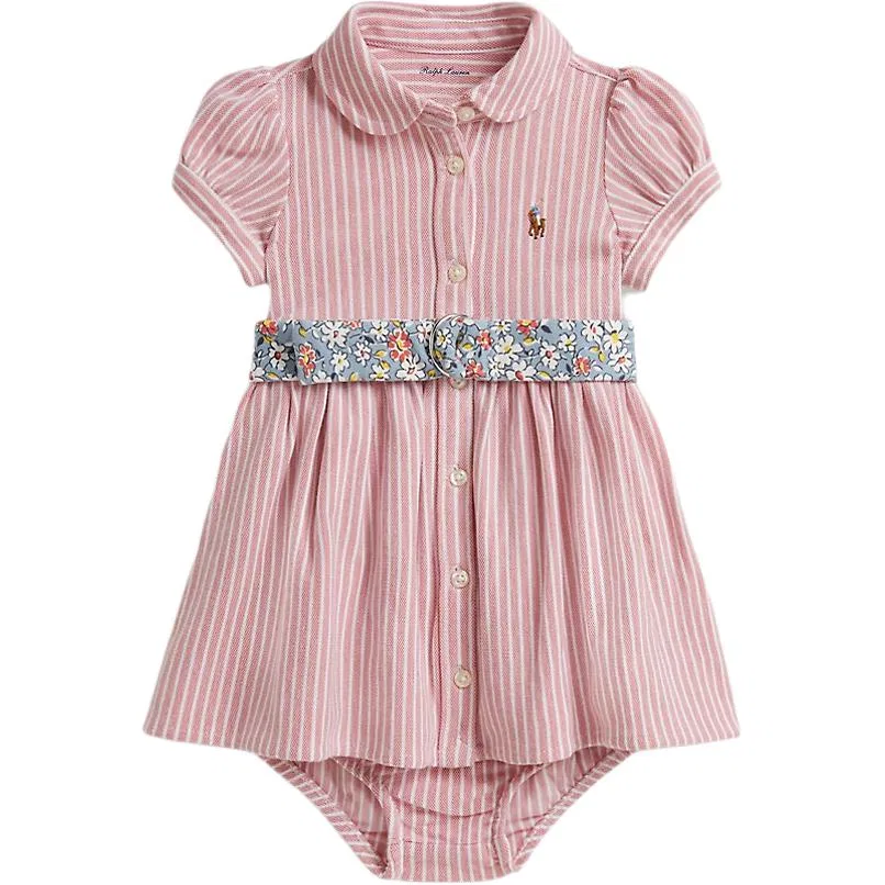 Детский костюм с юбкой Polo Ralph Lauren розовый