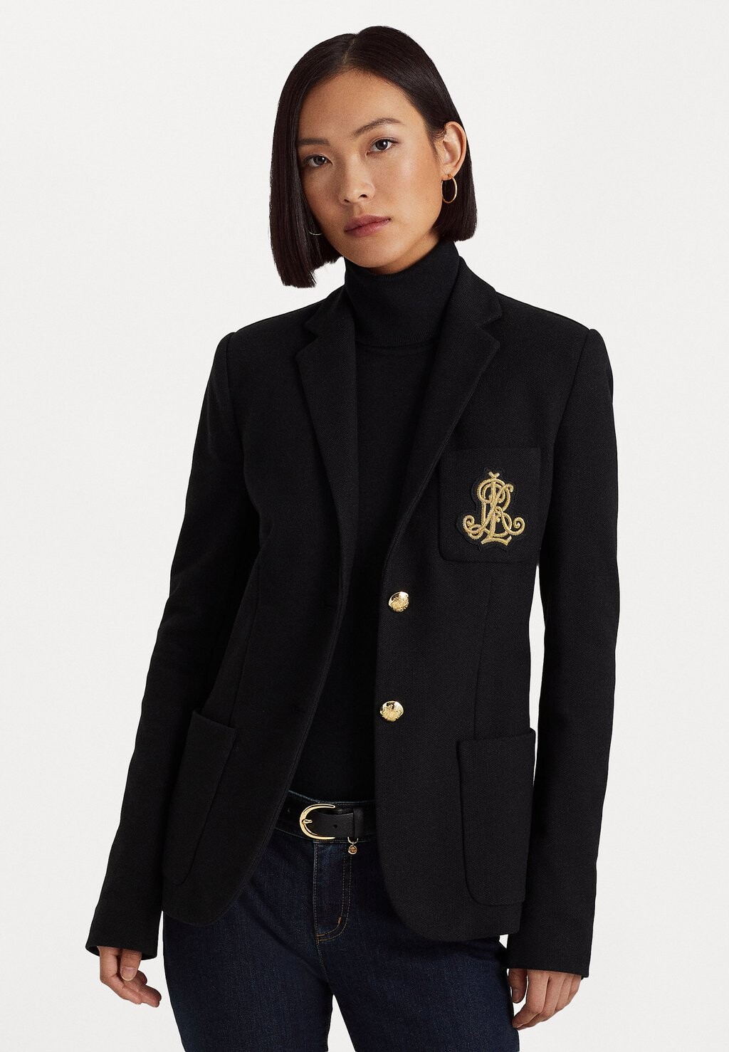 

Блейзер Lauren Ralph Lauren, черный