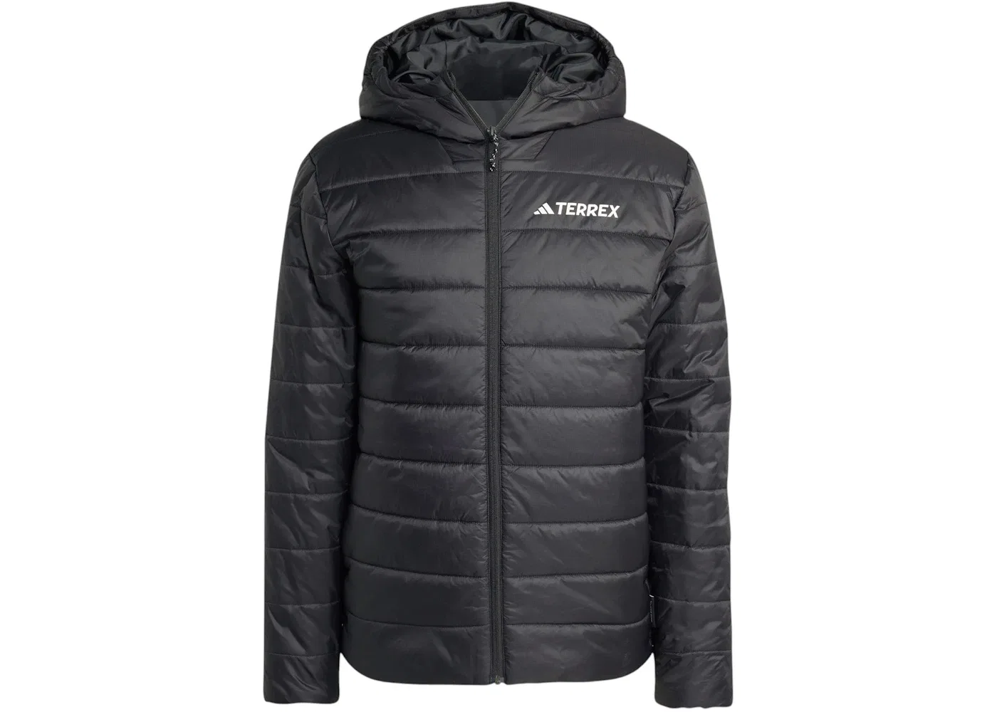 Мужская утепленная куртка с капюшоном Climawarm Adidas, Black