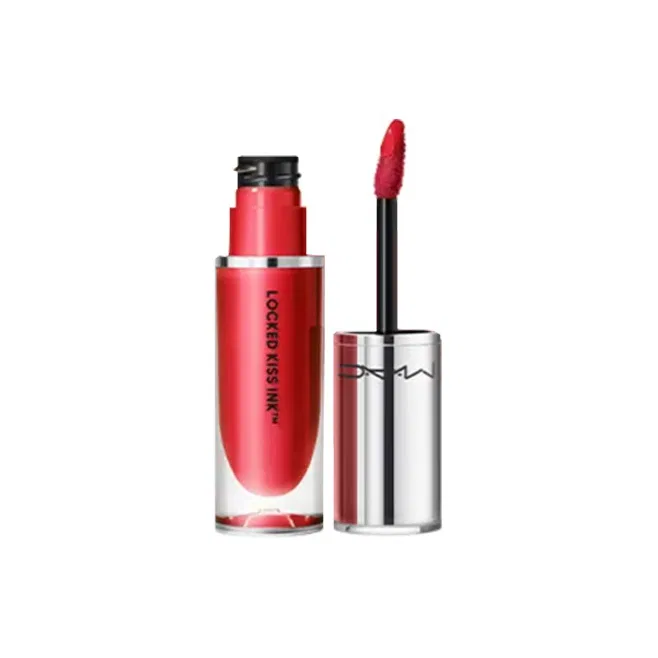 Женский матовый блеск для губ с эффектом стойкости, 4 мл, Color Lock Matte Finish Lip Gloss, MAC, Zhīxīn Red Ruby True