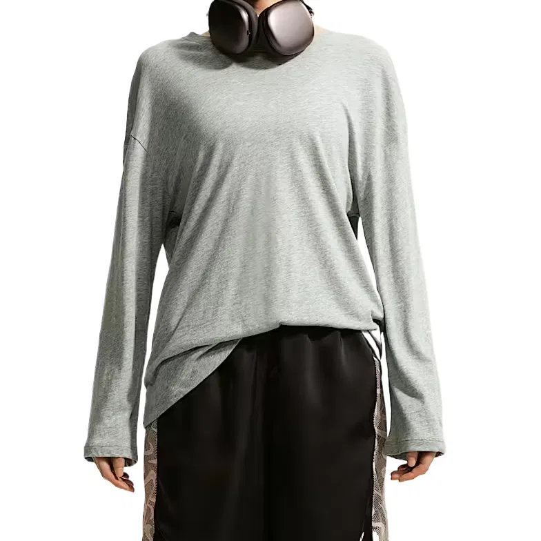 Женская футболка свободного кроя Nike Sportswear, Toned Dark Gray/Particle Gray