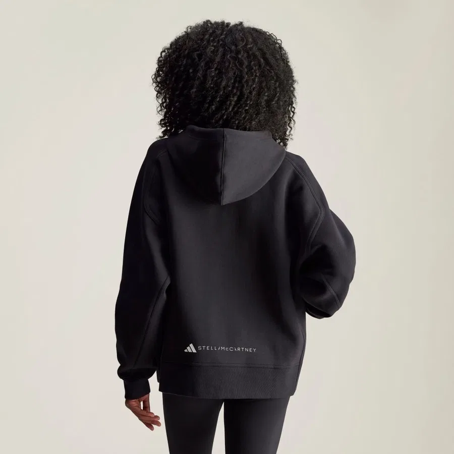 Худи женское с молнией Asmc Fz Hoodie adidas, Черный — фото 2