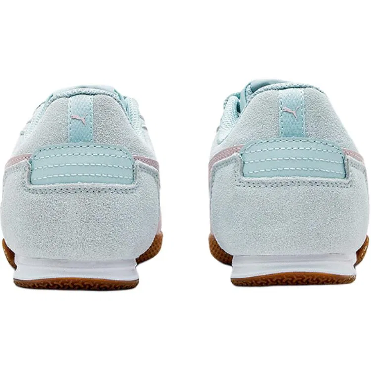 Детские кроссовки тканевые PUMA, Aqua Blue — фото 4