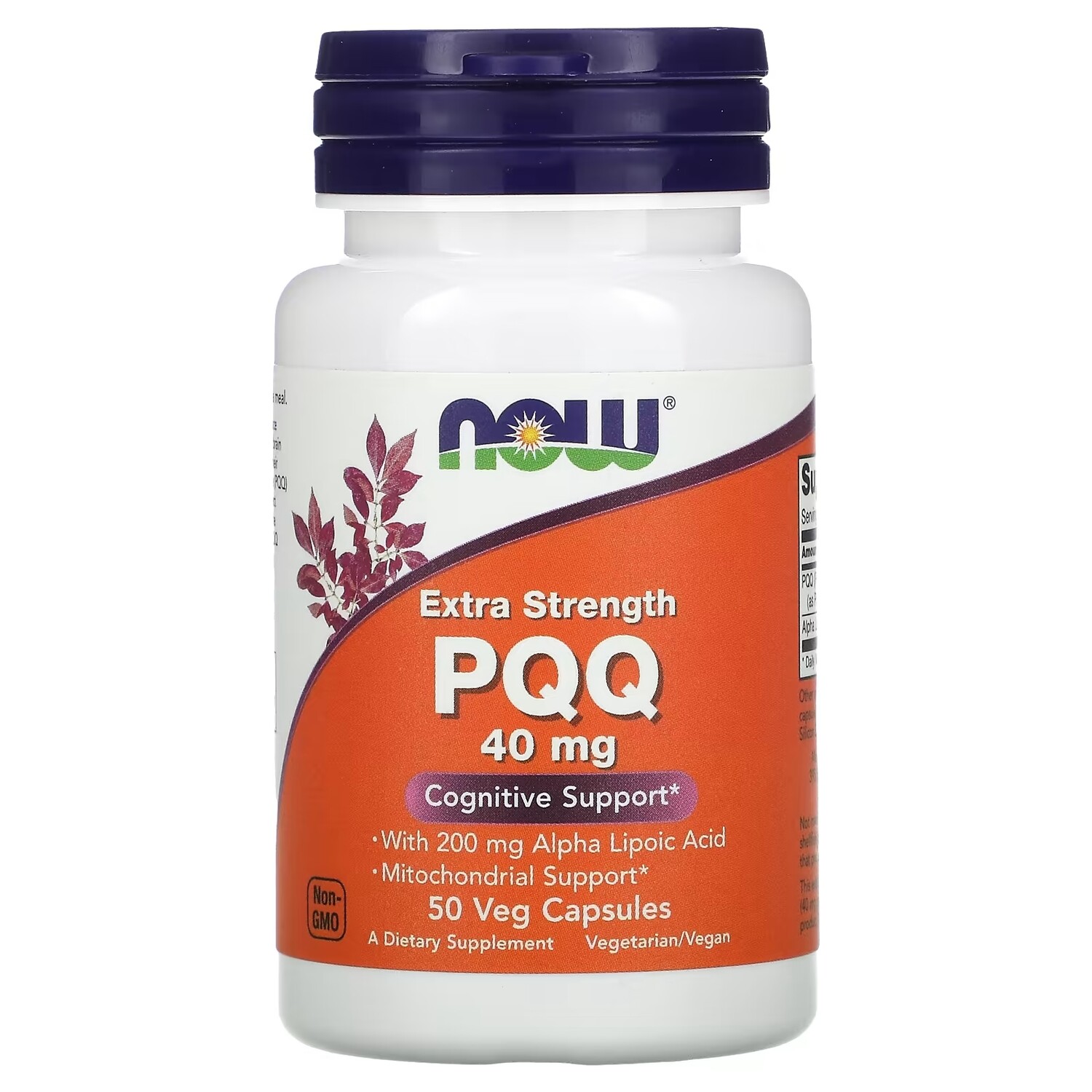 

Добавка Усиленного Действия NOW Foods PQQ, 50 капсул