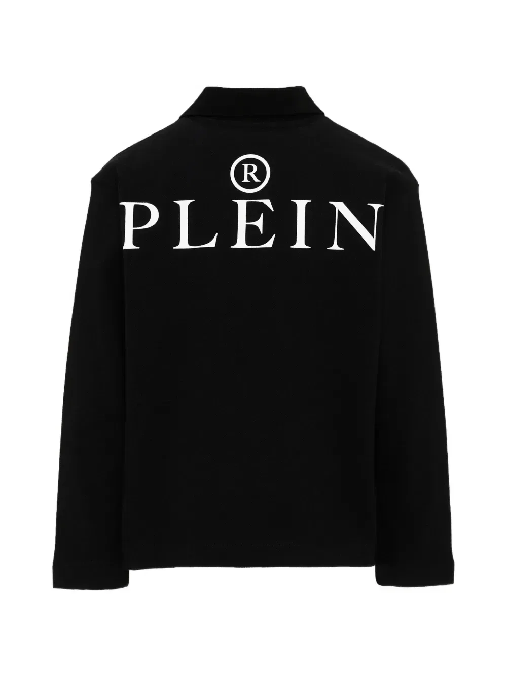 Поло с длинными рукавами и логотипом Philipp Plein Junior, черный — фото 2