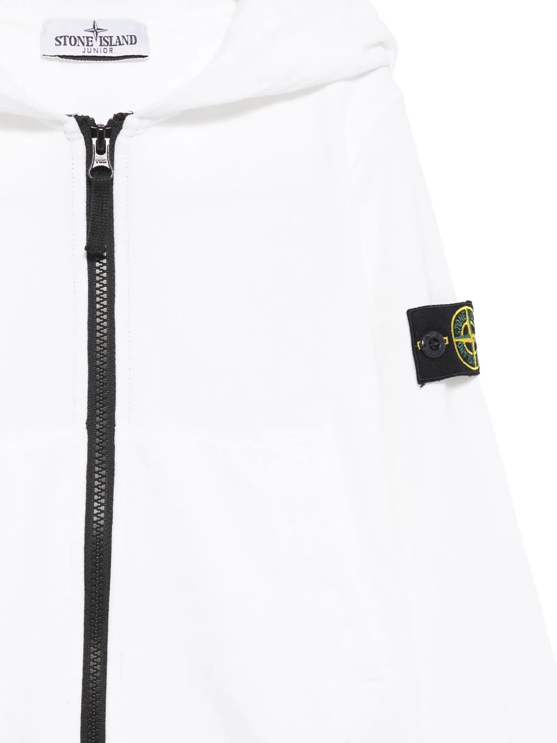 Худи с компасным значком Stone Island, белый — фото 2