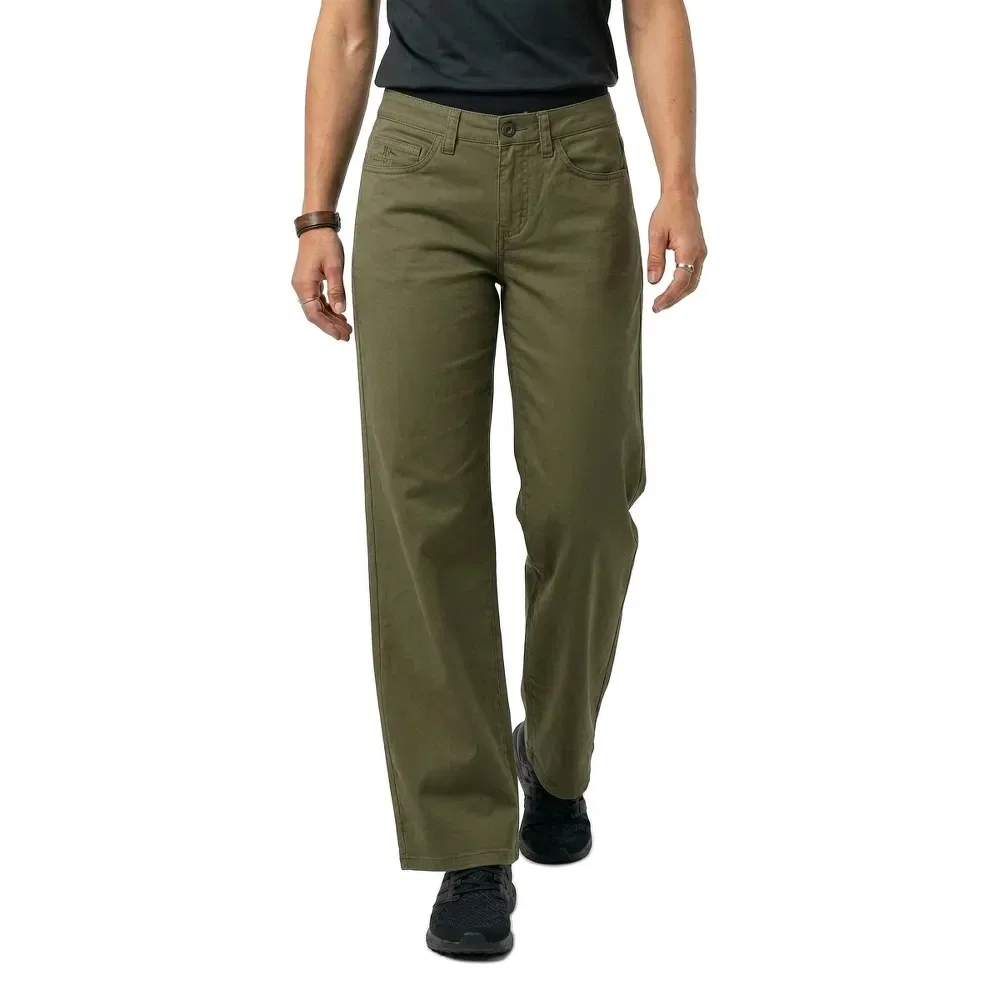 Брюки чинос Baggy Mid Rise Superdry, зеленый — фото 3