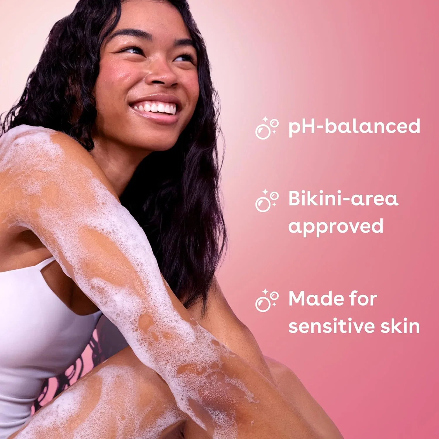 Гель для душа Cashmere Body Wash, eos, 473 мл, Pink Champagne — фото 4
