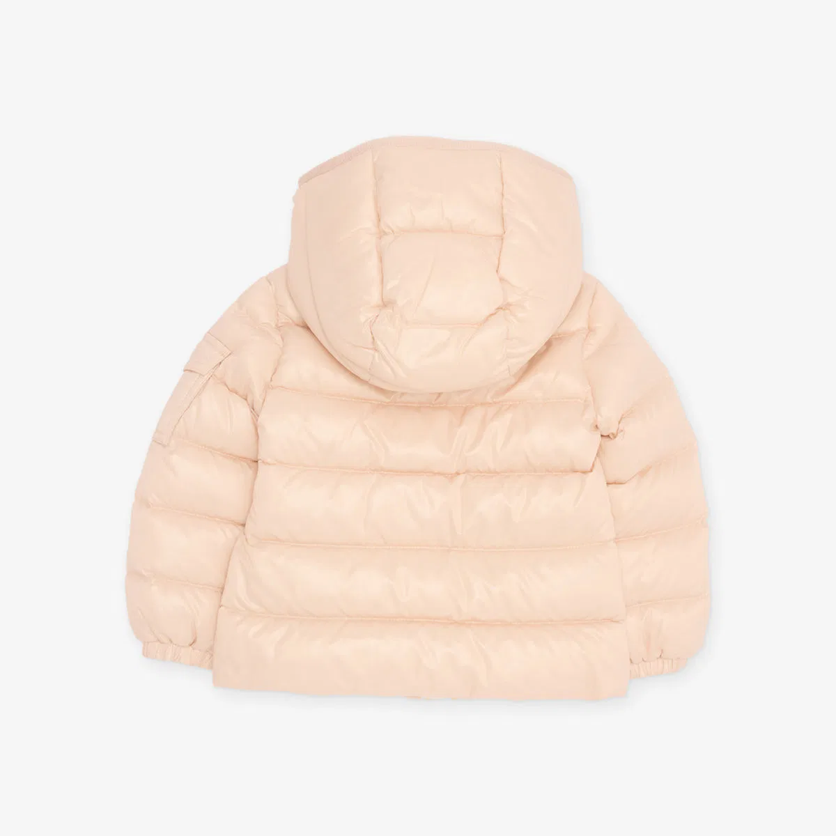 Пуховая куртка Bady с капюшоном, размер 6 месяцев - 3 года Moncler, светло-розовый — фото 3