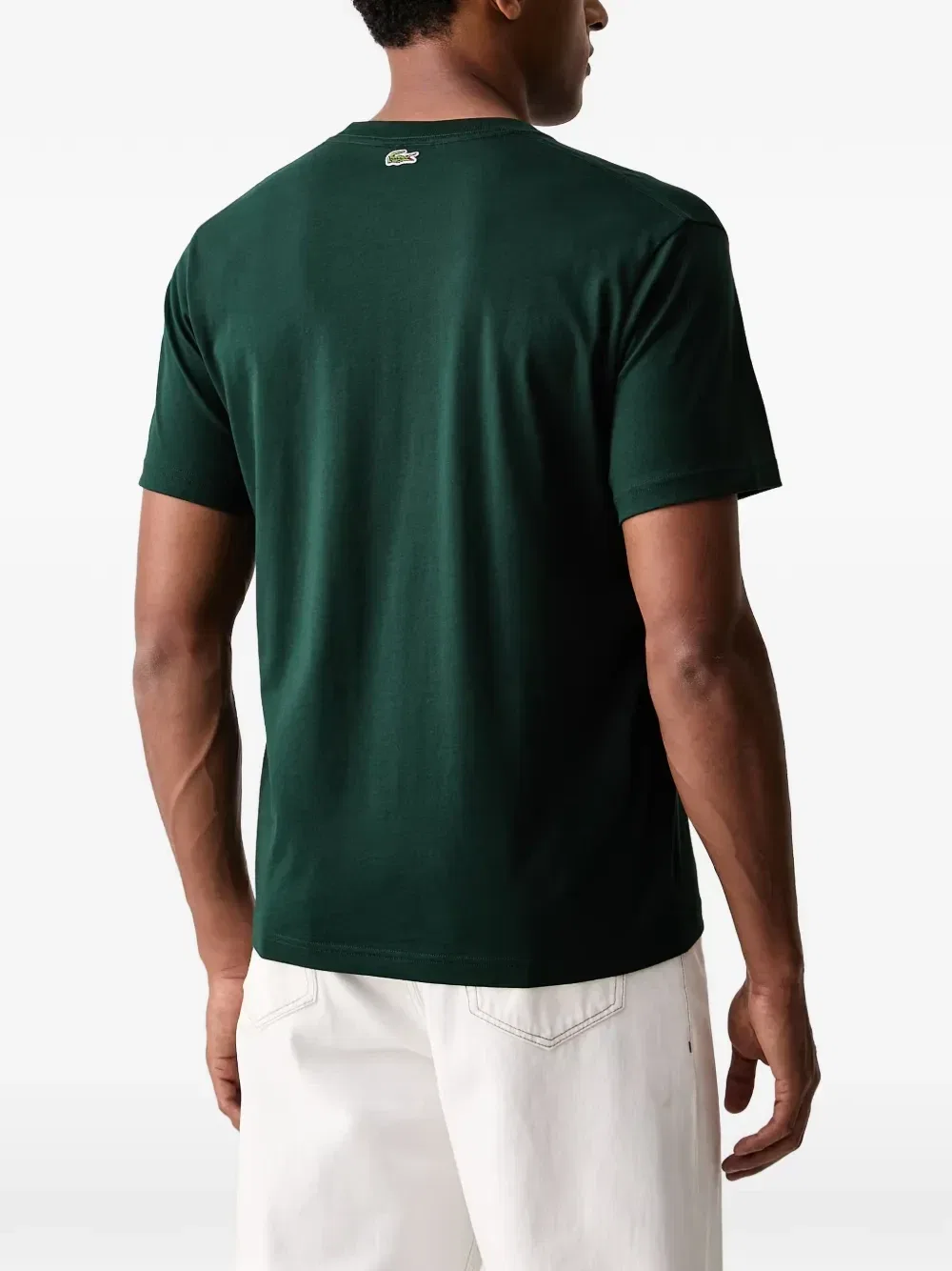 Футболка с короткими рукавами и логотипом Lacoste, зеленый — фото 2