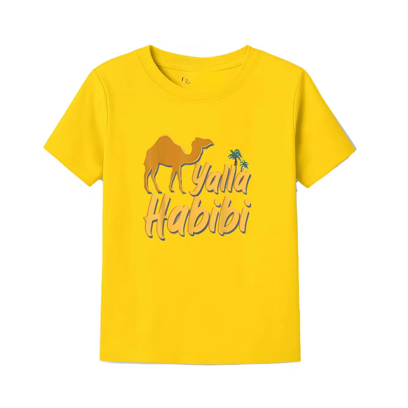 Футболка с принтом Yalla Habibi Camel Graphic Yoo Street, желтый
