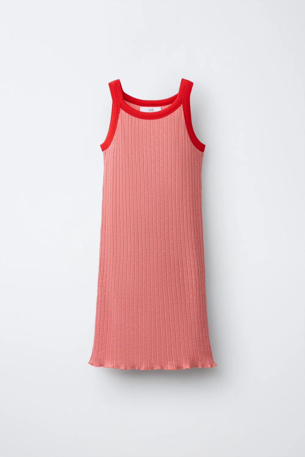 Вязаное платье PUKAS для серфинга ZARA, White/Red