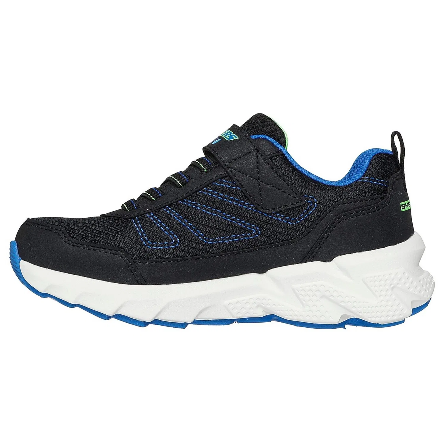 Детские кроссовки треккинговые Skechers ELITE SPORT TREAD, Black/Blue — фото 4