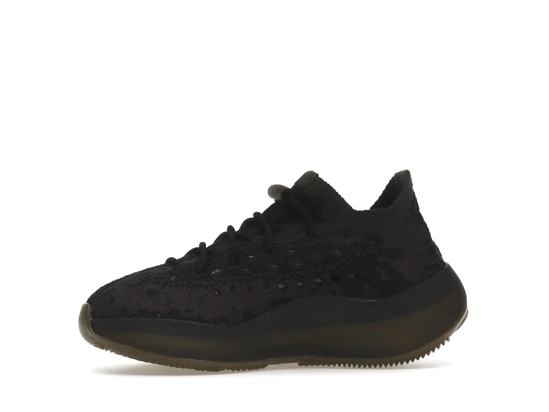 Детские кроссовки Lifestyle с принтом Adidas Yeezy Boost 380, Onyx/Onyx/Onyx — фото 3