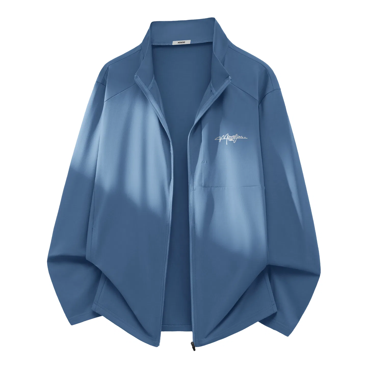 Детская ветровка с защитой от солнца Мист Блю Ma's Loose Pen Sign Chest Label, MINISO, Mist Blue