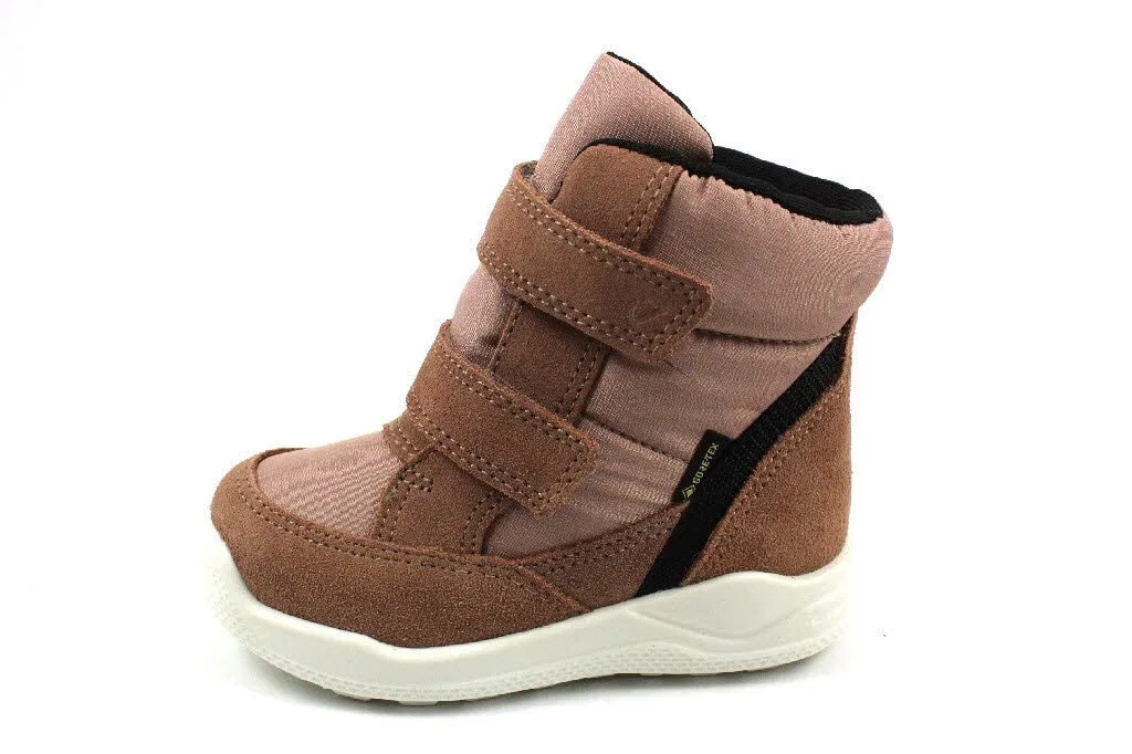 Детские ботинки для мальчиков с принтом Urban Mini High-cut Boot ECCO, Woodrose — фото 2
