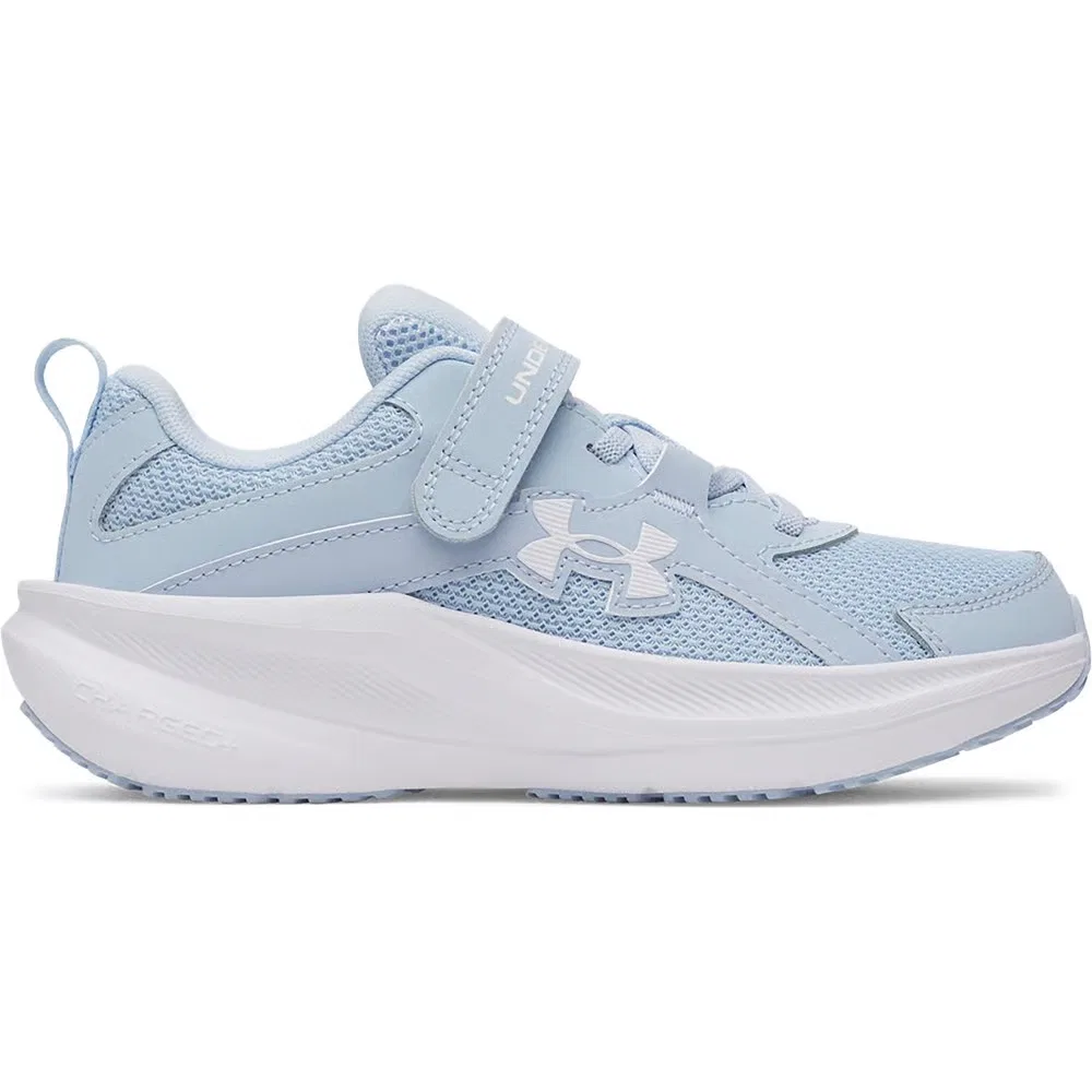 Детские кроссовки Charged+ Asserve 11 AC для бега Under Armour, Blue /Blue/White — фото 2