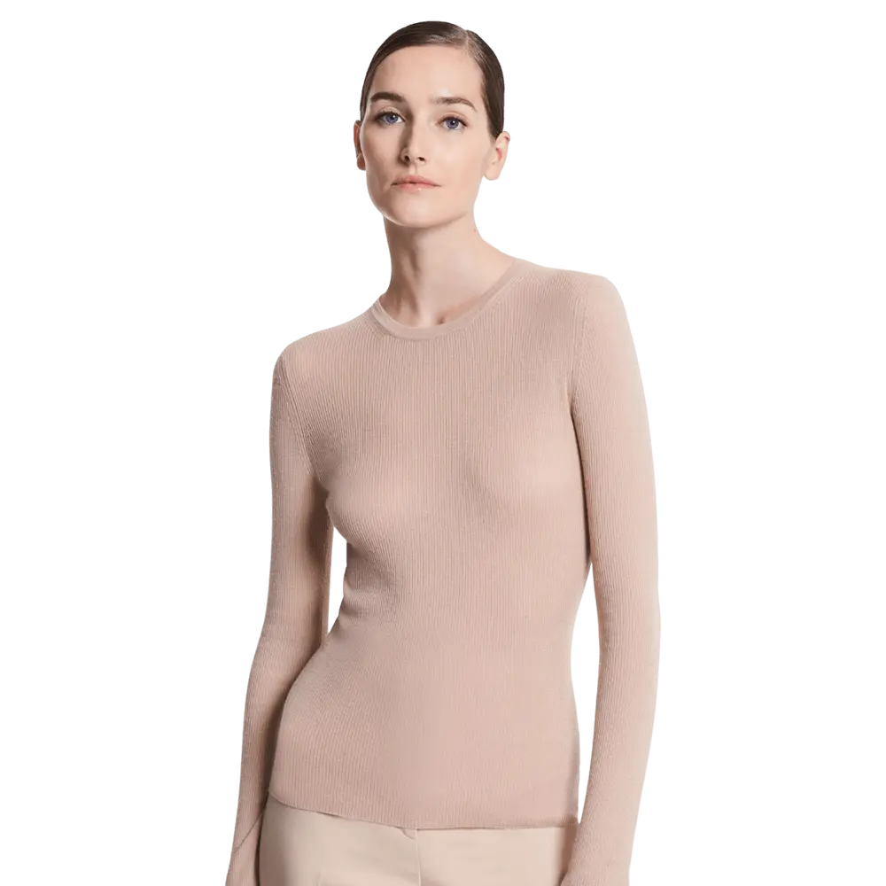 

Свитер Michael Kors Hutton Featherweight Cashmere, светло-коричневый