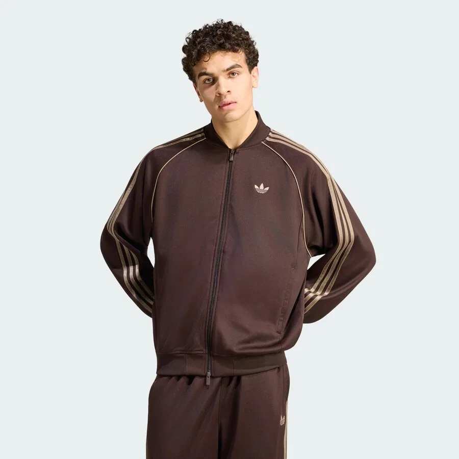 Куртка ADIDAS ORIGINALS Between-Season Jacket 'SST TT' золотого цвета — фото 2