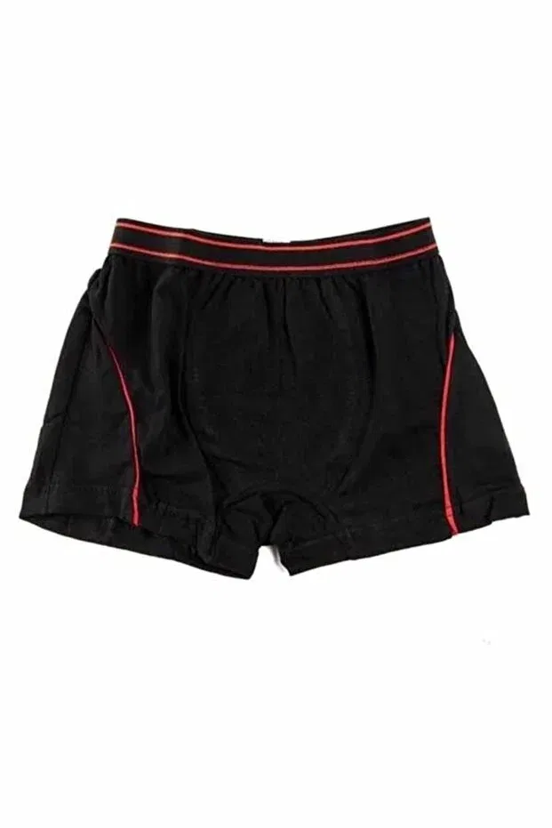 Детские боксеры для мальчиков хлопковые 6 штук Tutku, Black
