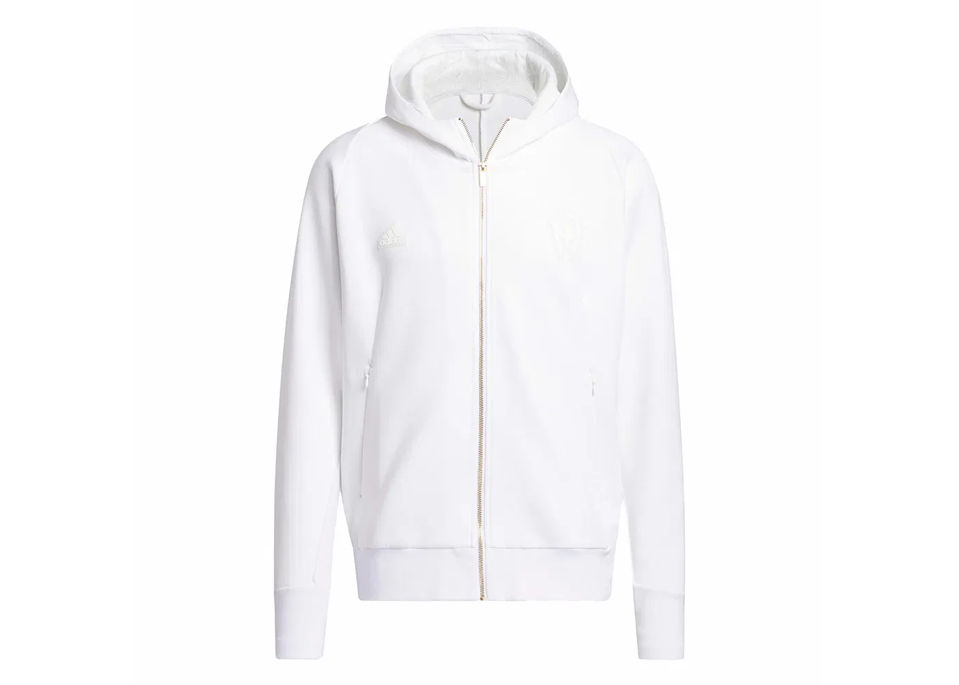 Мужская толстовка с полной застежкой-молнией Adidas Mahomes Adidas Z.N.E. Premium, White