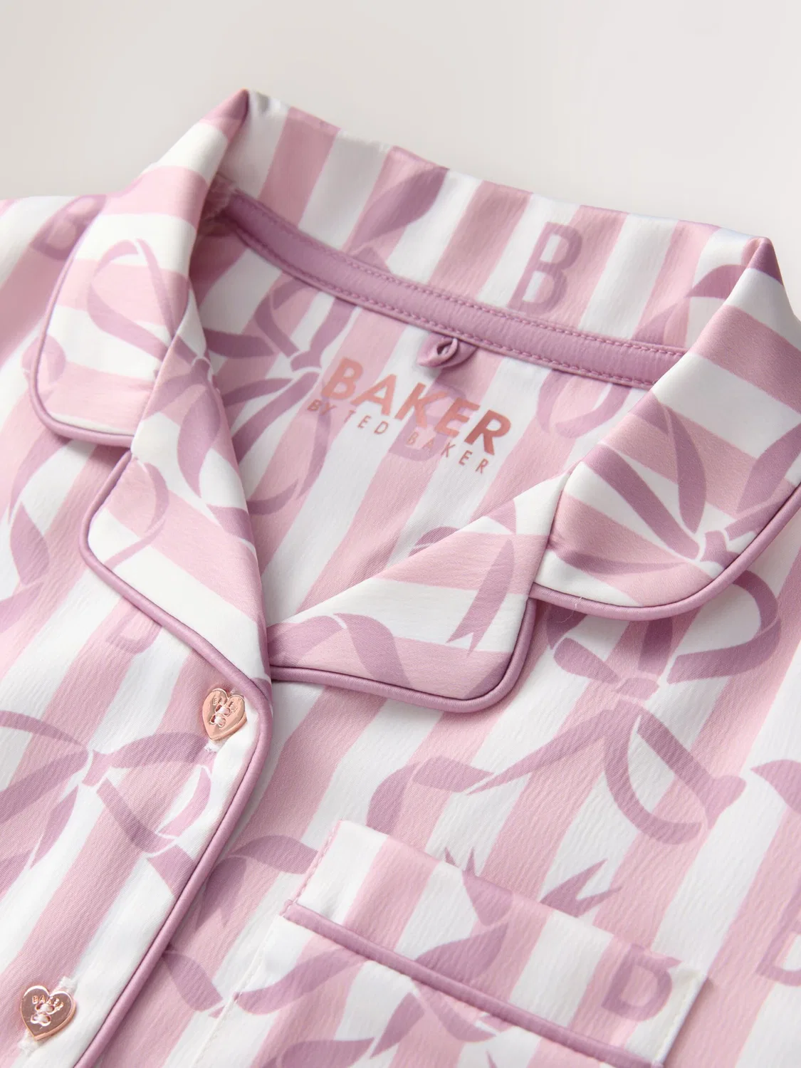 Пижама Baker by Ted Baker в розовом и темно-розовом цветах — фото 3