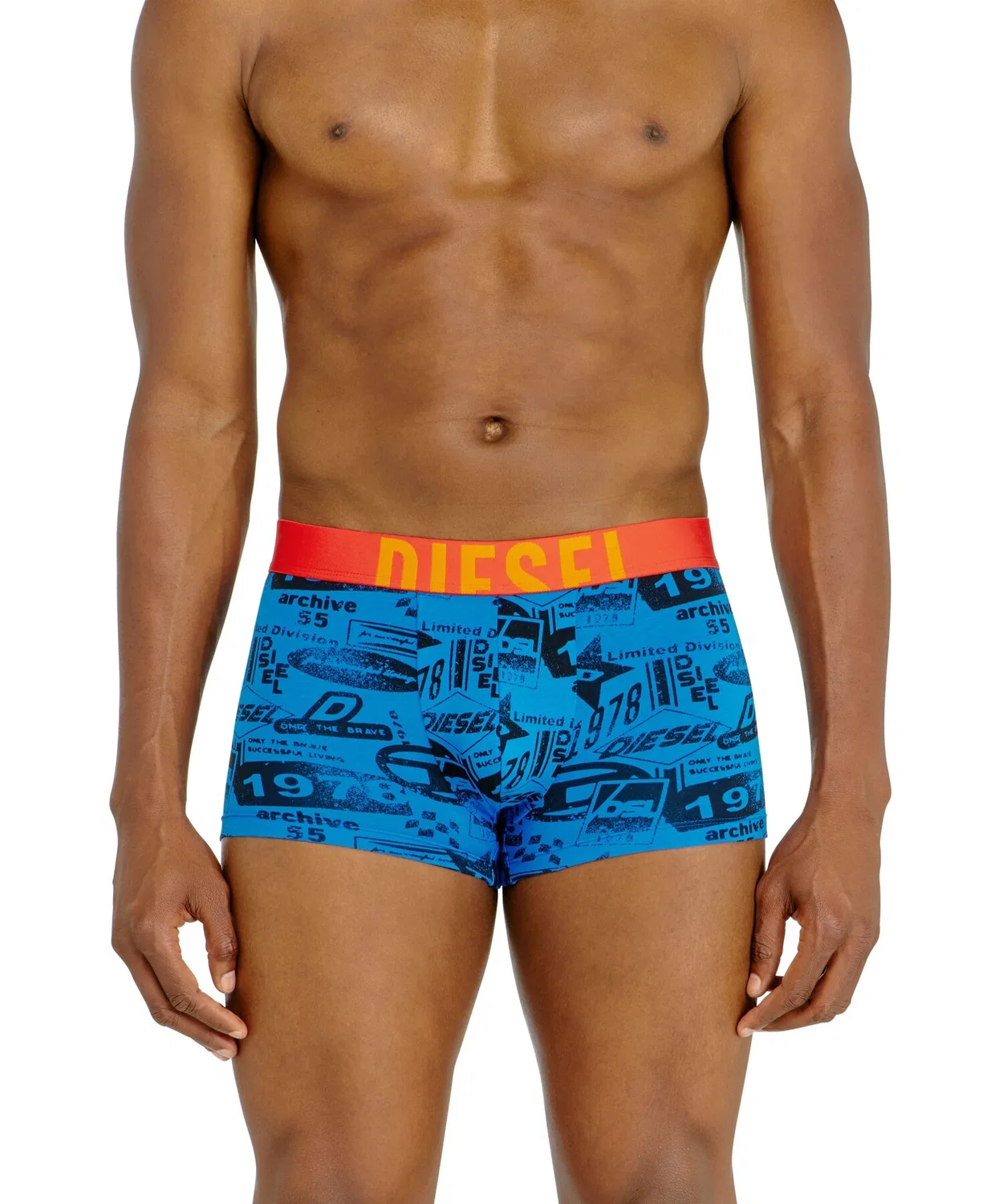 Мужские боксеры с принтом DAMIEN-D-POP-40 DIESEL, Blue