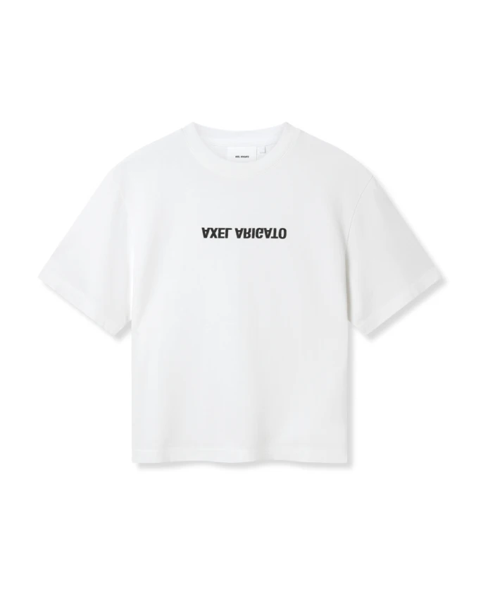 

Искаженная футболка Axel Arigato, белый