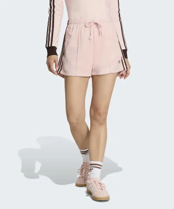 Шорты Terry Towel Firebird, Adidas, Sandy Pink