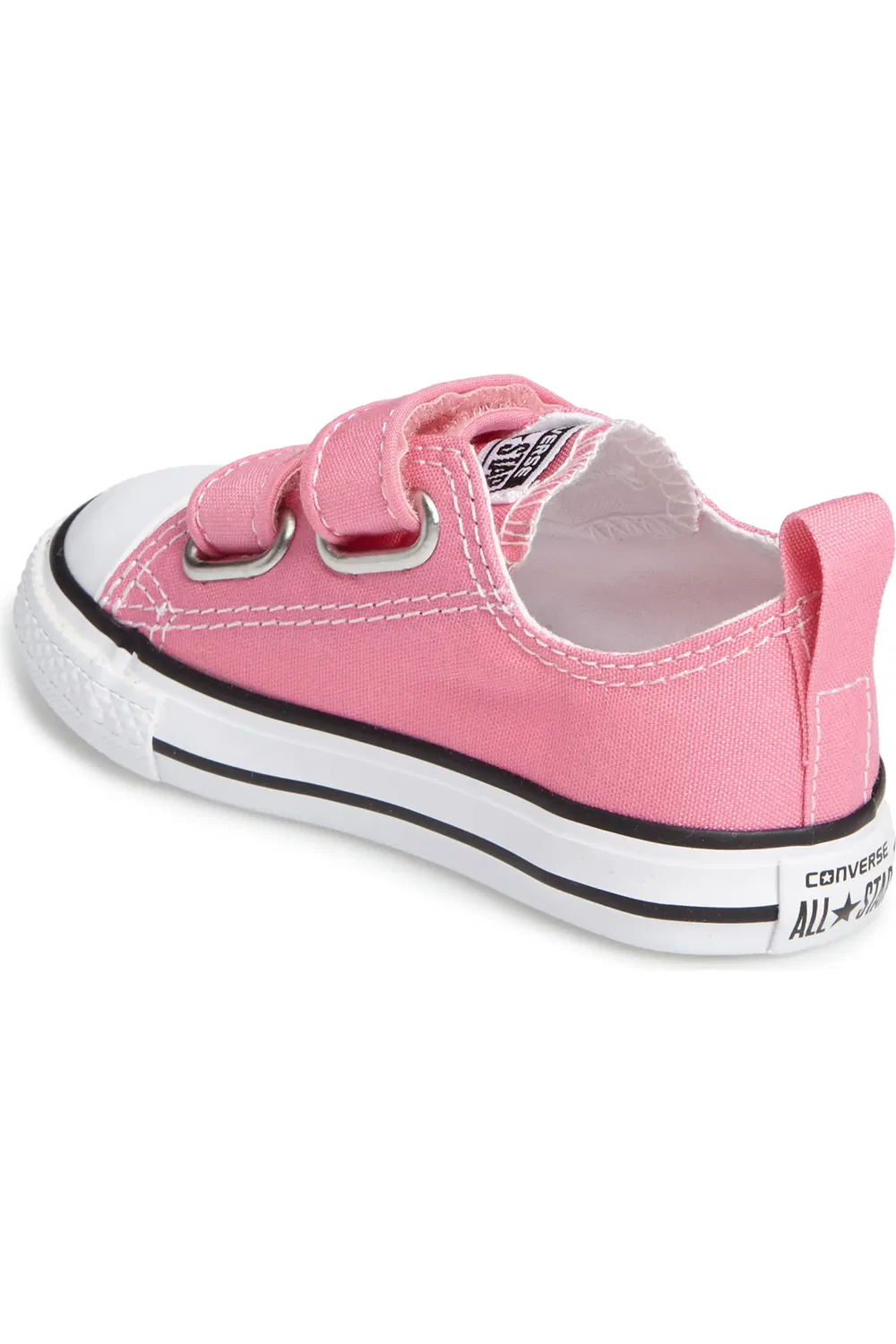 Детские кеды на двух липучках Chuck Taylor Double Strap Converse, розовый — фото 2