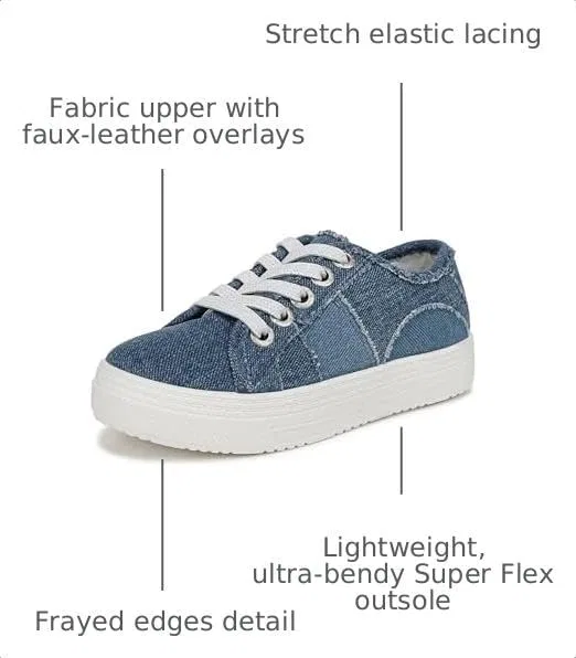Детские кроссовки для девочек Supersmile-k Blowfish Malibu, Denim Blue — фото 3