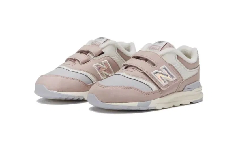 Детские кроссовки для девочек с широкой колодкой New Balance, Pink — фото 4