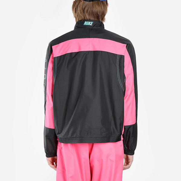 Куртка x atmos nrg винтажная лоскутная спортивная куртка Nike, черный — фото 4