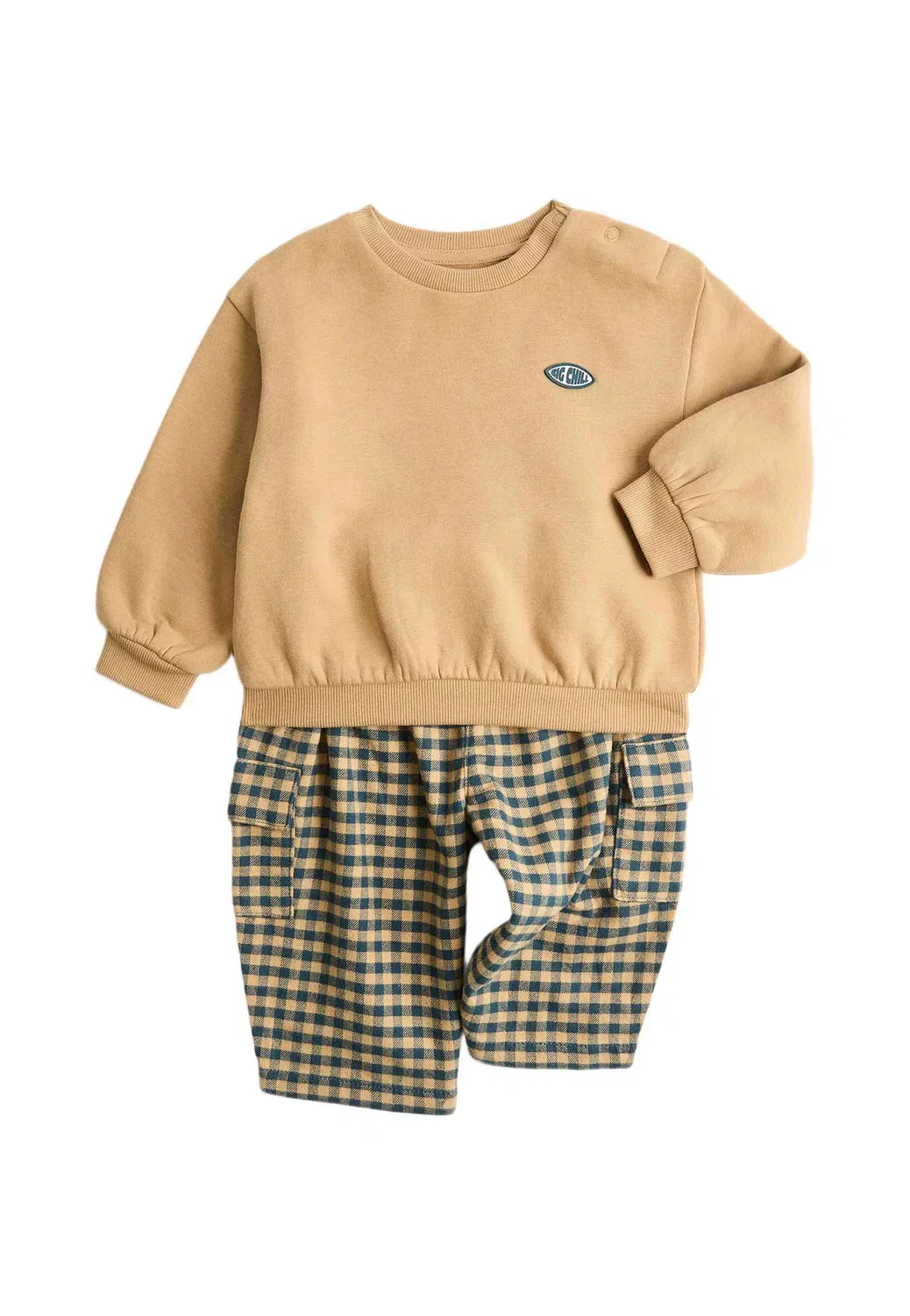 Комплект унисекс - толстовка Marks & Spencer, Brown Mix