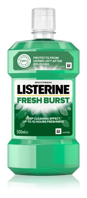 

Жидкость для полоскания рта против зубного налета Listerine Fresh Burst