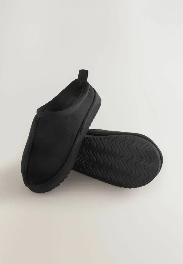 Тапочки с теплой подкладкой Regular fit - cosy mule slippers Next, черный — фото 3