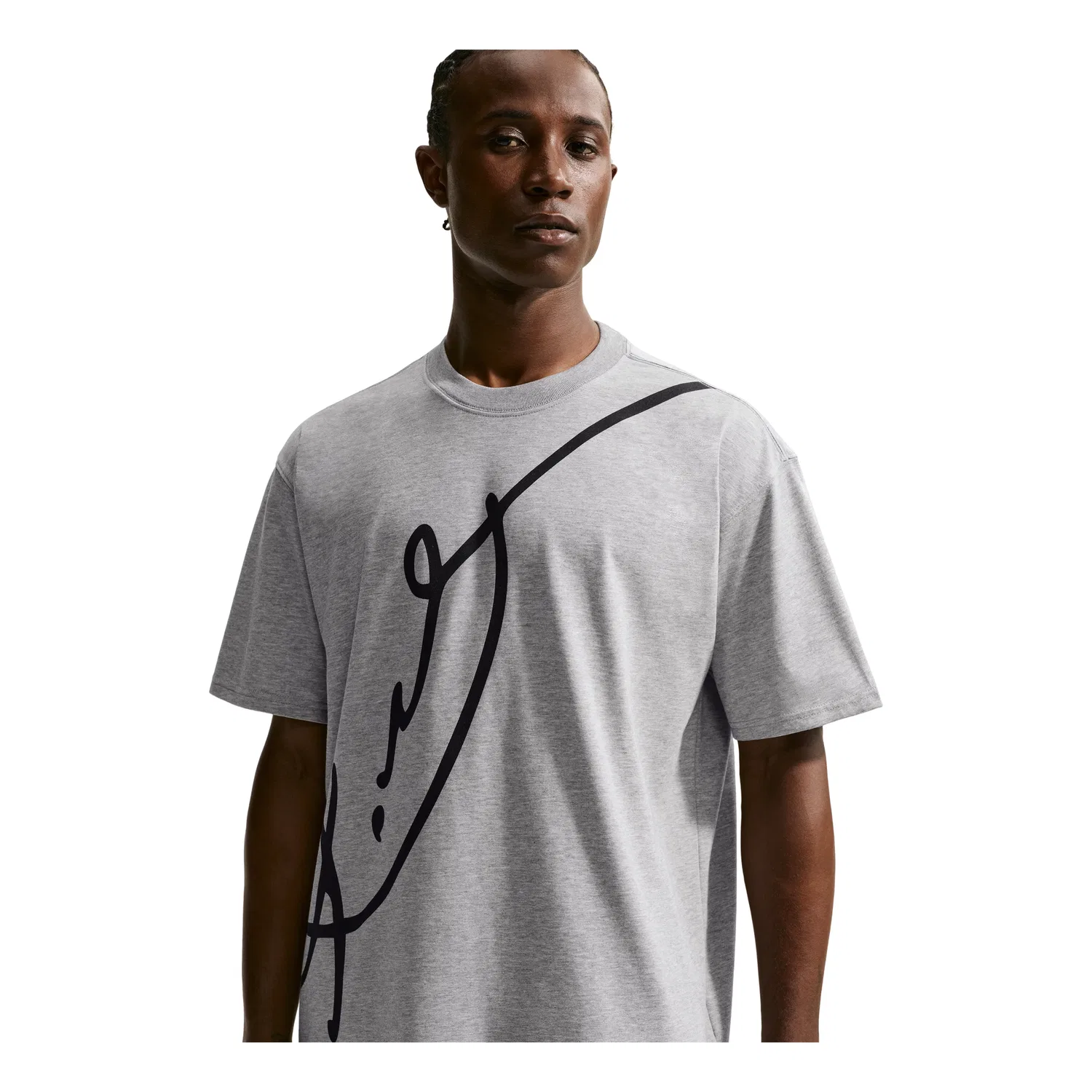 Мужская футболка с принтом Nike x Kobe Dri-FIT, цвет Dark Grey Heather Black