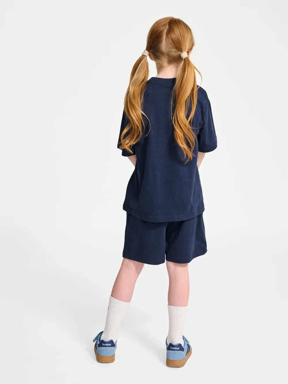 Hmljr set hs graphic - спортивные штаны Hummel, Dress Blues — фото 3